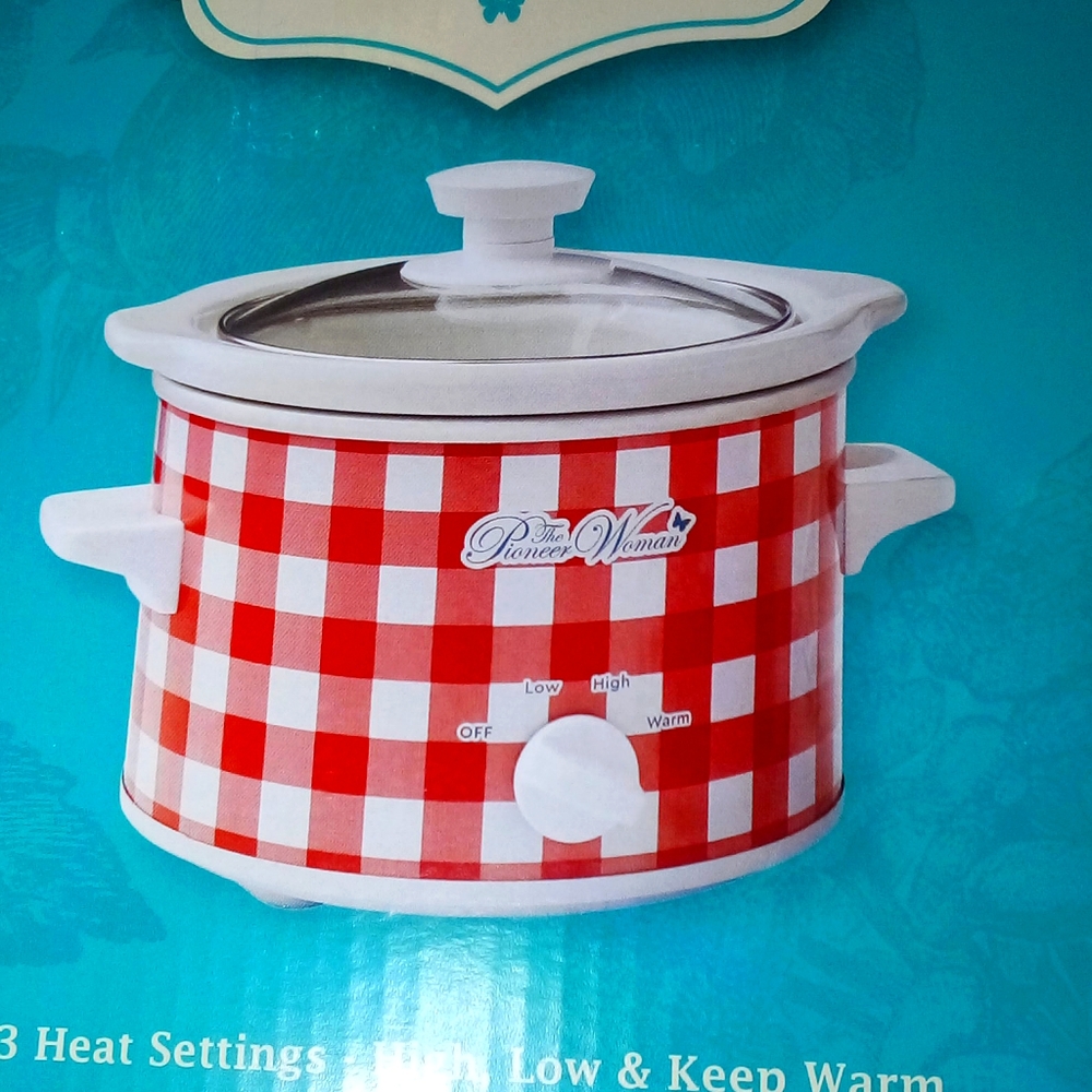 Pioneer woman crock pot, new in box. Never used